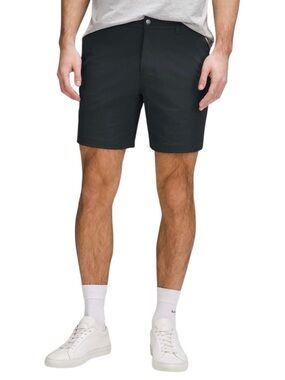 Lululemon ABC Classic-Fit Short 7" Obsidian Grey Warpstreme Sz 38